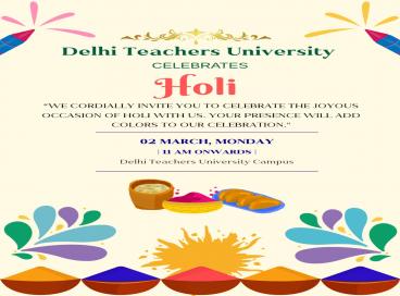 Holi Celebrations 2026